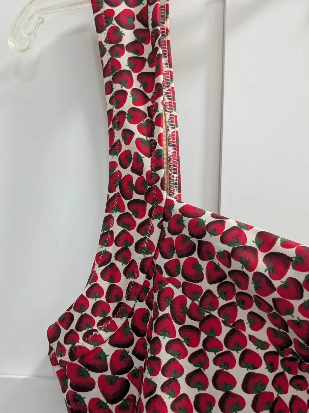 J. Crew Red Heart-Print One-Piece Swimsuit